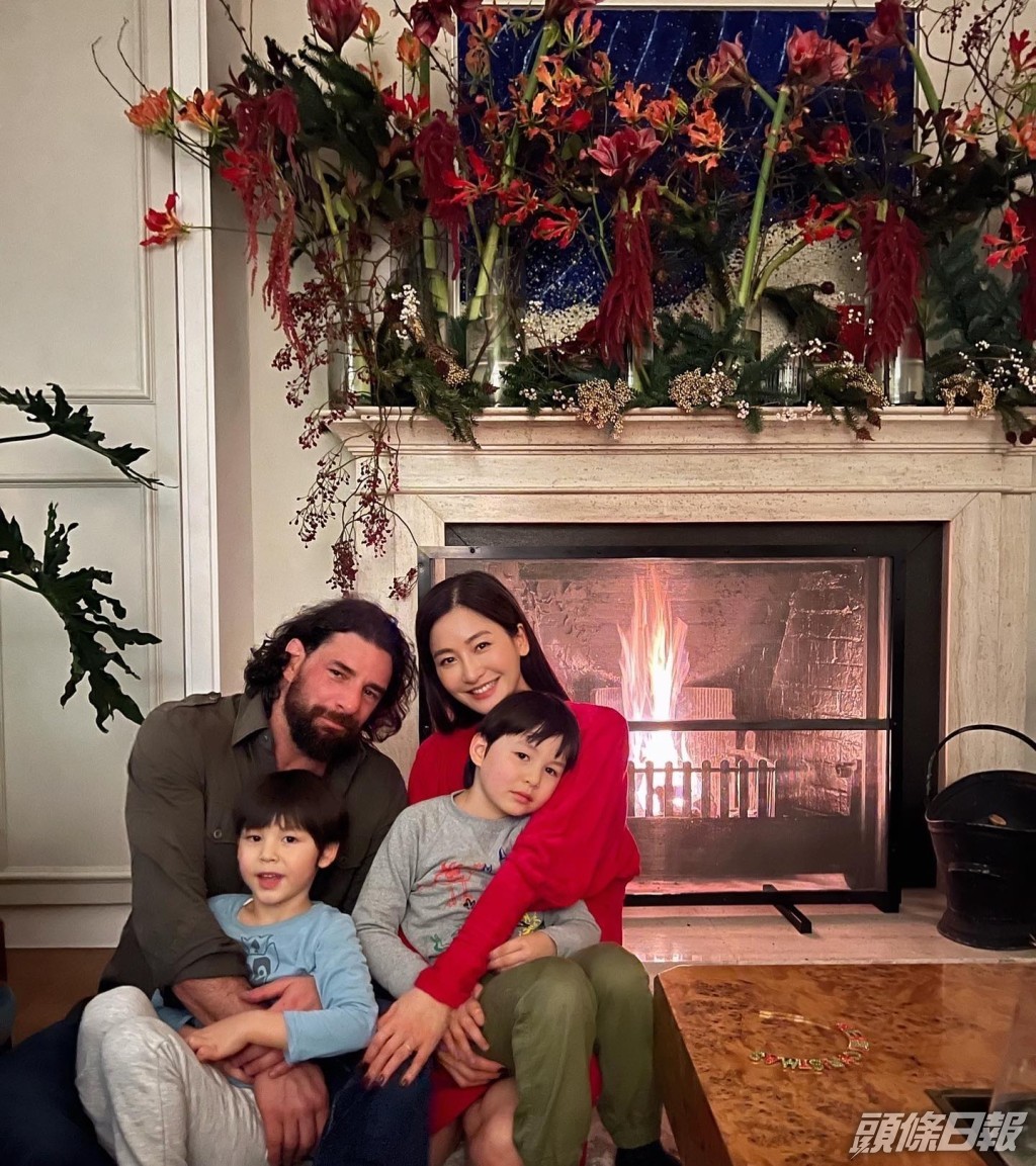 周汶錡與老公結婚10周年，育有一對可愛混血囝囝。